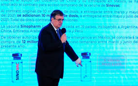 Con un nuevo vuelo de aerolíneas argentinas que llegará este viernes desde china con una partida de vacunas sinopharm, la <b>argentina superará hoy las 28 millones de dosis contra. Mexico Recibira 22 Millones De Dos Vacunas Chinas Sinova Y Sinopharm Enterate Aristegui Noticias
