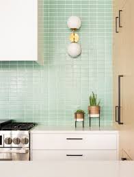 Find kitchen backsplash ideas from the latest trends along with classic styles and diy installation advice. The Girl With The Green Sofablog Homethe Miami Vibe Of Spring And Summer And Trend Forecast Is Neo Mint Green The New Pink Modern Kitchen Backsplash Green Kitchen Backsplash Kitchen Tiles