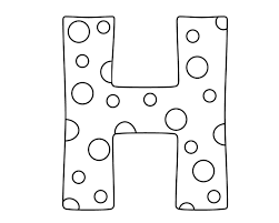 Letter H Coloring Pages For Toddlers Free Printable Letters Printable Letters Coloring Pages For Kids