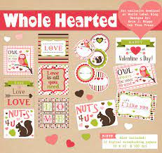 Everything etsy has teamed up with world label these designs fit many common printable label sizes and if you're handy with a pair of scissors {i know you are!} you can forget all about trying to. Valentines Day Label Templates Worldlabel Blog