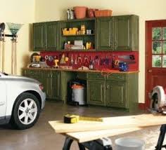Kitchen cabinets hanging on a wall or upper cabinets are typically installed on walls only. Reusing Old Kitchen Cabinets In Your Garage Repurposed Kitchen Old Kitchen Cabinets Kitchen Cabinets In Garage