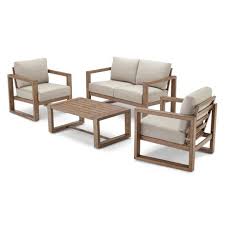 Hometrends Serena 4 Piece Conversation Set Walmart Canada Conversation Set Outdoor Furniture Sets Conversation Set Patio