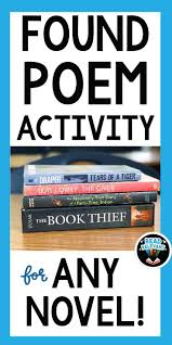 Want To Engage Even Your Most Reluctant Writers In Poetry Try A Found Poem As A Way To Get Them Started This Activ Poem Activities Found Poem Teaching Poetry