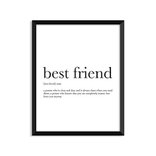 Best Friend Definition Romantic Dictionary Art Print Office Etsy Funny Definition Dictionary Art Best Friend Definition