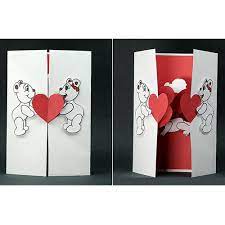 They're perfect for valentine's day, birthdays, or just to say i love you! Teddy Anniversary Handmade Popup Card At Best Price In India From Chandrans Creation