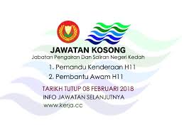 News and you 3 years ago. Jawatan Kosong Kerajaan Terkini Di Jabatan Pengairan Dan Saliran Negeri Kedah Januari 2018 Jawatan Kosong Jps Negeri Kedah Januari 2018 Kedah Stampin Person