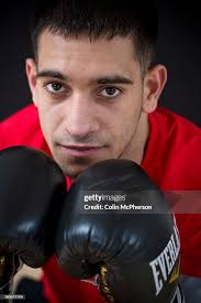 Boxer Haroon Khan, pictured at a gym in Salford, Greater Manchester... News  Photo