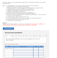Solved Abe Factor opened a new accounting practice called