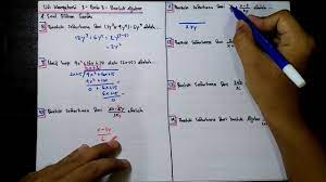 Maybe you would like to learn more about one of these? Pembahasan Soal Uji Kompetensi 3 Bab 3 Bentuk Aljabar Smp Kelas 7 Semester 1 Nomor 8 Sampai 14 Youtube