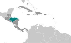 Resultado de imagem para honduras no mapa