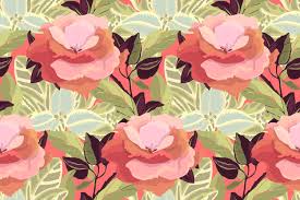 The most common floral painted eggs material is porcelain & ceramic. Painted Floral Seamless Pattern Garden Flowers 831172 Vector Art At Vecteezy