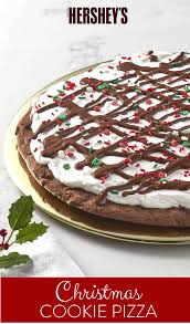 Christmas Cookie Pizza A Pizza For Dessert Recipe Christmas Cooking Holiday Desserts Desserts