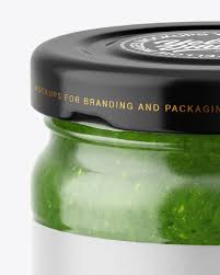 Download Pesto Sauce Jar Mockup In Jar Mockups On Yellow Images Object Mockups PSD Mockup Templates