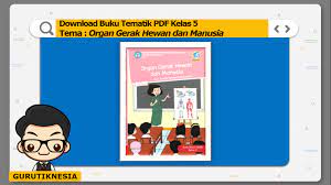 Download buku tematik umum k13 kelas 1 untuk sd dan mi edisi revisi 2017, tentunya bagi madrasah dan sekolah yang tahun pelajaran ini telah menyelenggarakan kurikulum 2013 untuk siswa. Download Buku Tematik Pdf Kelas 5 Tema 1 Organ Gerak Hewan Dan Manusia