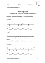 Für die stellenwerttafel geht man nun her und zerlegt eine zahl in einer, zehner, hunderter und tausender. Klassenarbeiten Zum Thema Dezimalzahlen Mathematik Kostenlos Zum Ausdrucken Musterlosungen Ebenfalls Erhaltlich