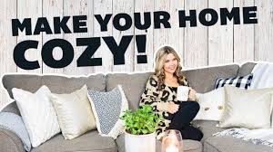 That way it looks and feels warm inside even if it's cold outside. How To Make Your Home Cozy How To Decorate A Beautiful Cozy Living Room Youtube