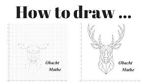 How To Draw A Deer Geometric Wie Zeichnet Man Einen Hirsch Geometrisch Geometric Animals Tutori Geometrisches Zeichnen Geometrische Kunst Geometrisch