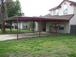 Custom Metal Carport And Porch Addition South San Antonio House With Porch Carport Plans Porch Addition