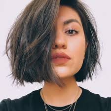 If you have a round face, the perfect hairstyle is essential! Soft Blunt Bob Short Hairstyles For Thick Hair Short Hair Styles For Round Faces Thick Hair Styles