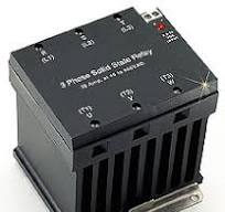 THREE-PHASE SSR Vac Input / Vac Output. DIN Rail or Panel Mount