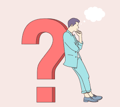 Front view of pensive pretty woman. Question Brainstorm Thinking Concept The Young Man Puzzled Confused Perplexing Person Thinking About Problem Solution And Leaned On The Question Mark 2326886 Vector Art At Vecteezy