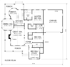 6 bedroom floor plans one story. One Story House Plan 3 Bedroom Home Design Wrap Porches