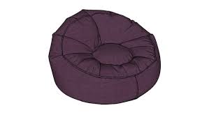 Puff 3d Warehouse Sketchup Model Model Bean Bag Chair