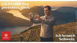 Roger federer ist markenbotschafter für schweiz tourismus. Schweiz Tourismus Roger Federer Ist Neuer Botschafter