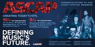 ascap members top billboard year end charts