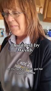 Humbled by Wendy 😅 #fy #fyp #baking #raspberry #raspberryruffle  #harshestcritic #critic #humbled