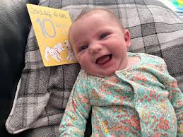 Emmy 10 weeks old already our beautiful baby girl growing up too fast 🥰