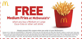 Mcdonald S Uses This Coupon To Help Draw In More Customers Customers Are More Likely To Purchase Dr Mcdonalds Coupons Free Food Coupons Free Printable Coupons
