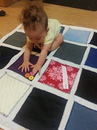 Diy Montessori Fabric Sensory Play Mat For A Baby Healthy Mama Info Baby Toys Diy Baby Sensory Play Baby Sensory