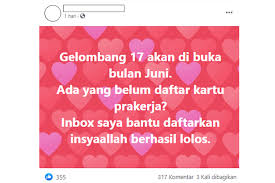 Cara daftar prakerja gelombang 17. 0x9losxaxgo0zm