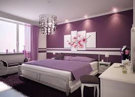 Download Modern Feminine Master Bedroom In White And Purple Color Theme Interior Design D Purple Bedroom Design Simple Bedroom Design Beautiful Bedroom Designs