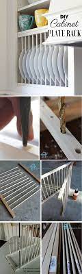 Diy Inside Cabinet Plate Rack Remodelando La Casa A simple one would be just fine as long as it fits your cabinet and can hold your plates in. diy inside cabinet plate rack