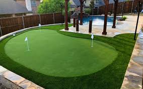 It was easy enough, just a lot of manual labor required. Backyard Putting Greens Artificial Golf Turf Ideal Turf