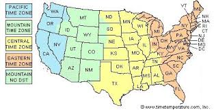 Time Time Zone Map Time Zones Mountain Time Zone