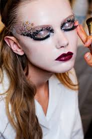 Mermaidy Makeup Fashion Show Makeup Mermaid Makeup Glitter Eyebrows