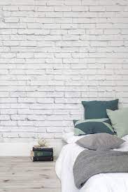 Clean White Brick Wallpaper Mural Hovia Uk Brick Wallpaper Bedroom White Brick Wallpaper Bedroom White Wall Bedroom