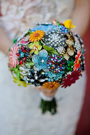 What did she do with her bouquet after the wedding? 20 Chic Brooch Wedding Bouquets With Diy Tutorial Deer Pearl Flowers