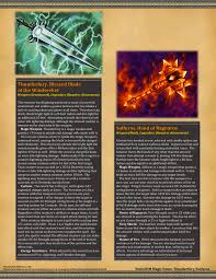 Ember Dungeon Mastery Thunderfury Sulfuras V1 00 D D 5e Magic Weapons D20 + proficiency + str damage: thunderfury sulfuras v1 00 d d 5e