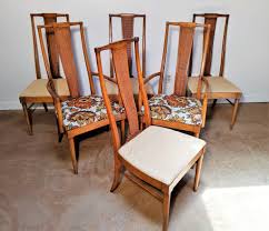 The haides walnut veneer dining chair absolutely radiates style and a little bit of retro charm. Mid Century Modern High Back Walnut Dining Chairs Set Of Six Epoch