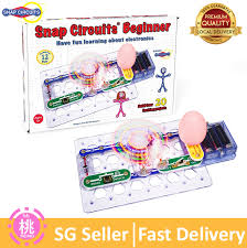 Play music, sound alarms, launch saucers, build radios, apply touch sensitivity, use capacitors, adjust a metronome, amplify music, write a telegraph message, build a lie detector, and. Snap Circuits Classic Sc 100 Sc 300 Sc 750 Electronics Exploration Kit Full Color Project Manual Stem Educational Toy For Kids 8 Black 2 3 X 13 6 X 19 3 Inches Lazada Singapore