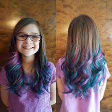 Easy Hairstyles For Girls 2hairstyle Kids Hair Color Mermaid Hair Color Hair Dye For Kids