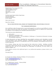 Write a compelling first paragraph. Cover Letter For Minister Of Education