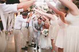 Classic And Whimsical Pom Pom Wedding Wedding Reception Entrance Reception Entrance Bridal Party
