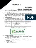 Terbentuknya jaringan nusantara melalui perdagangan d. Modul Spreadsheet Kelas X