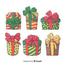 Download Hand Drawn Christmas Gift Collection For Free Christmas Gift Drawing Christmas Gift Vector Christmas Illustration