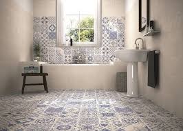 Blue White Victorian Pattern Design Patchwork Effect Wall Floor Tiles Rrp 59 99 Wall And Floor Tiles Mosaic Floor Bathroom Bathroom Floor Tiles